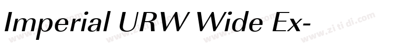 Imperial URW Wide Ex字体转换 Imperial URW Wide Ex字体转换